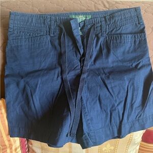 Ralph Lauren Navy Drawstring Women’s Bermudas